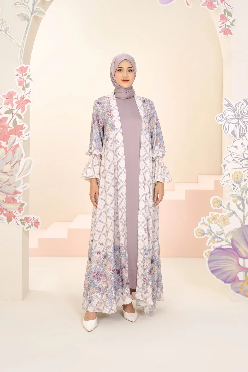 Ariana Dress Silver Dusk