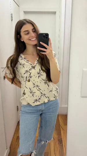 Asymmetrical Tropical Short Sleeve
