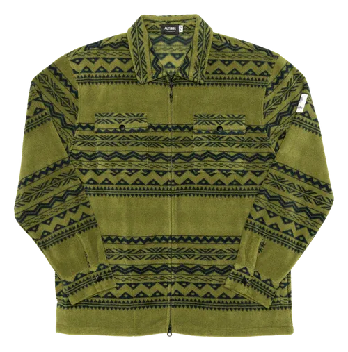 Autumn Work Shirt Fleece - Nordic Stripe