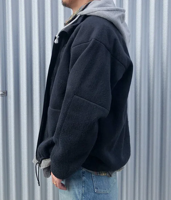 blurhms ROOTSTOCK/LEVEL3 FLEECE JACKET (BLACK)
