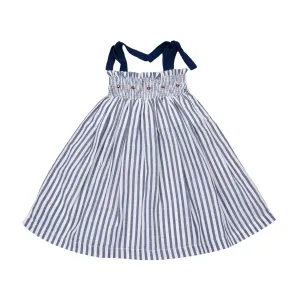 Carmen Linen Sleeveless Dress, Infant Girls
