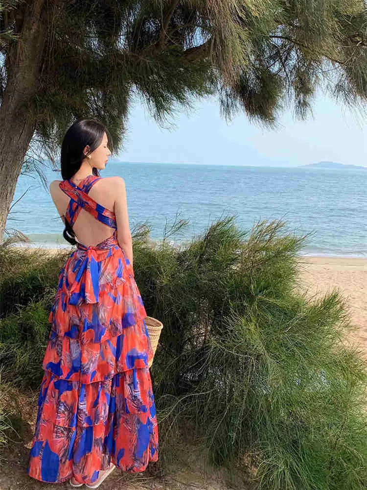 Cayman tye-dye Maxi Dress