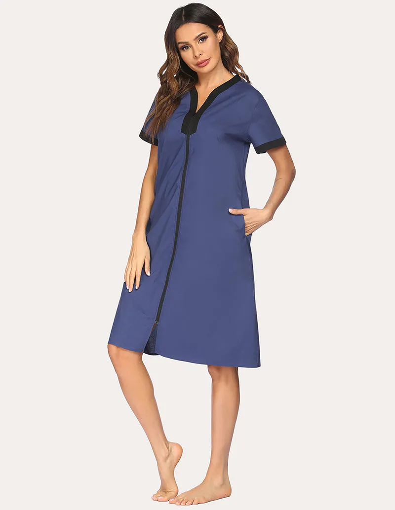 Ekouaer Floral Long Robe (US Only)