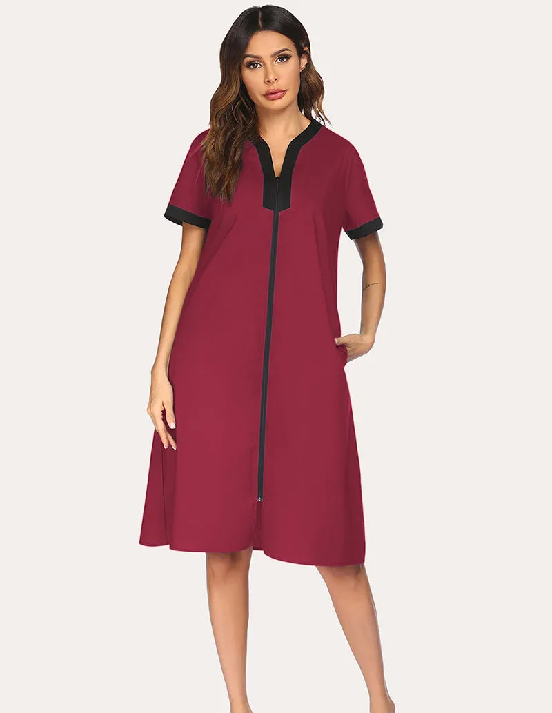Ekouaer Floral Long Robe (US Only)