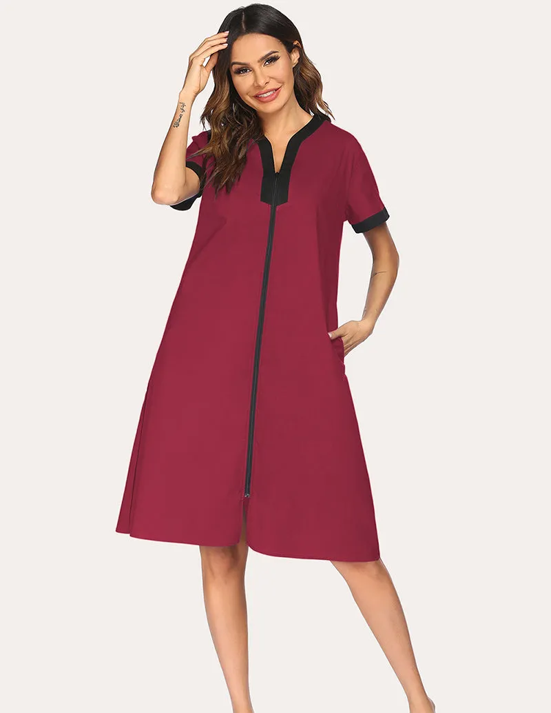 Ekouaer Floral Long Robe (US Only)