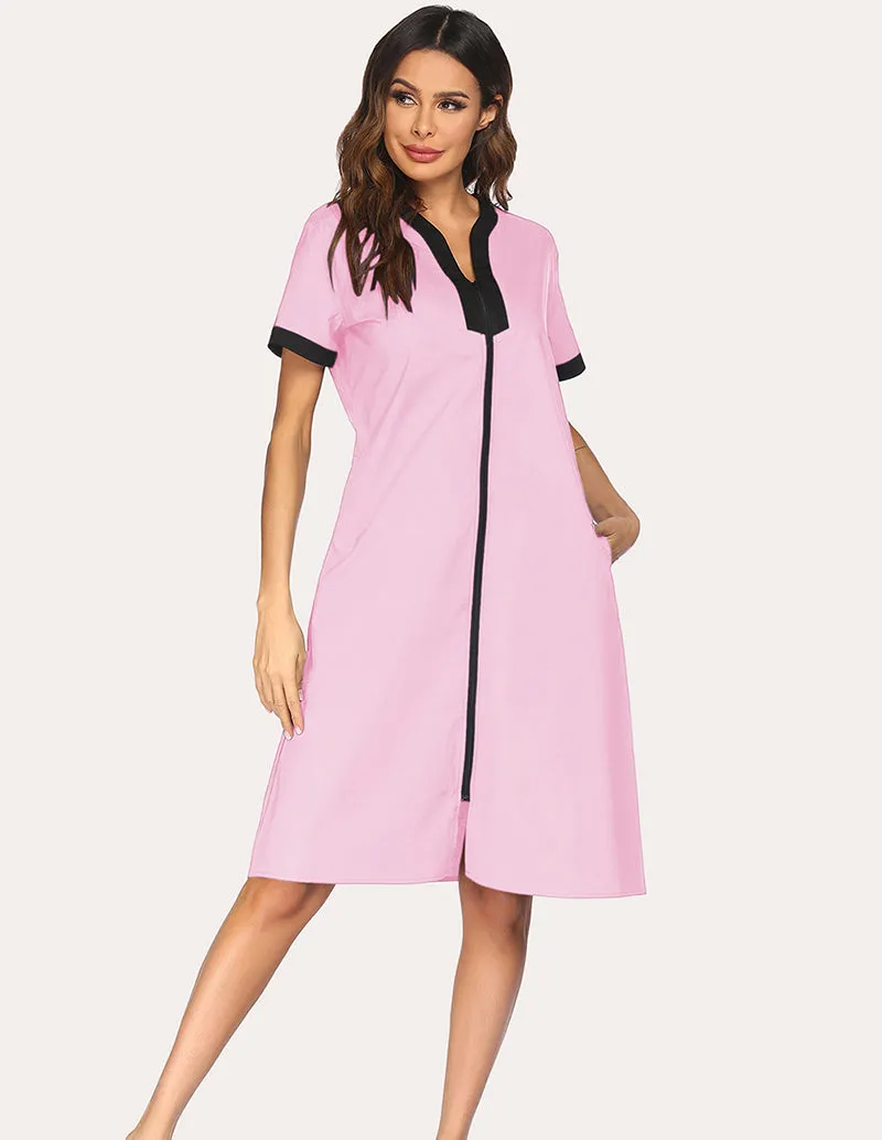 Ekouaer Floral Long Robe (US Only)