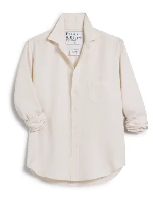 FRANK AND EILEEN - EILEEN RELAXED BUTTON UP SHIRT IN TEXTURED GLITTER FLANNEL