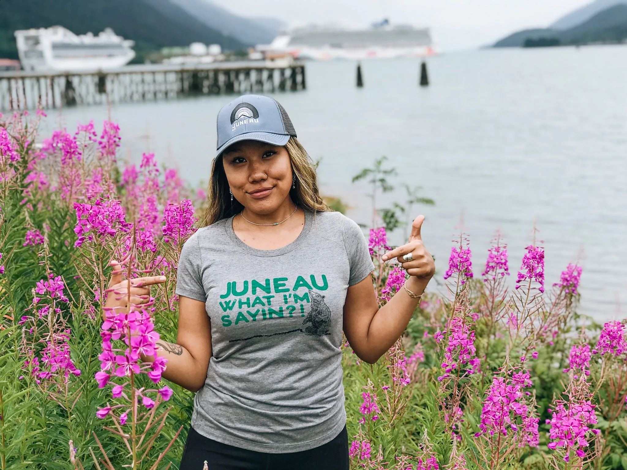 Juneau What? Tee - Ladies