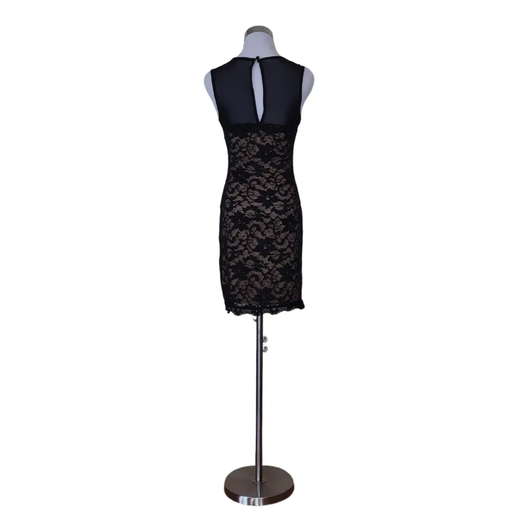 Liberty Love Sheath Black Mini Size Small Women's Dress