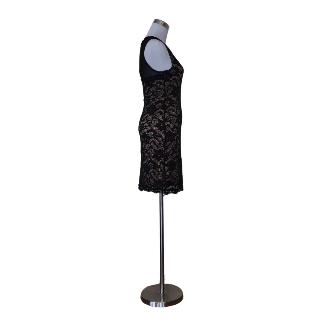 Liberty Love Sheath Black Mini Size Small Women's Dress