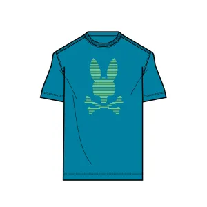 Psycho Bunny Mens Ian Tee - Blue Clay