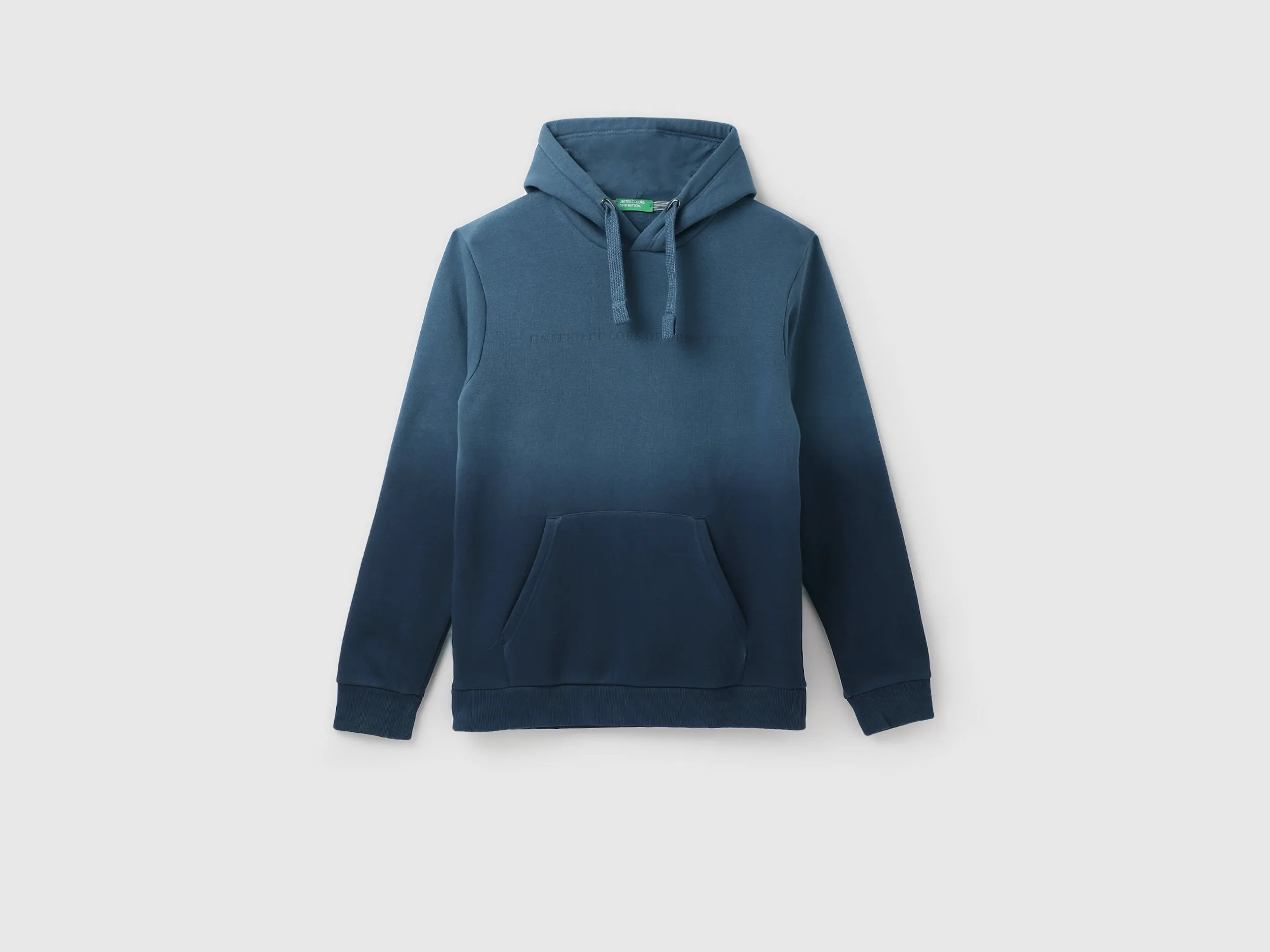 Regular Fit Hooded Neck Ombre Hoodie