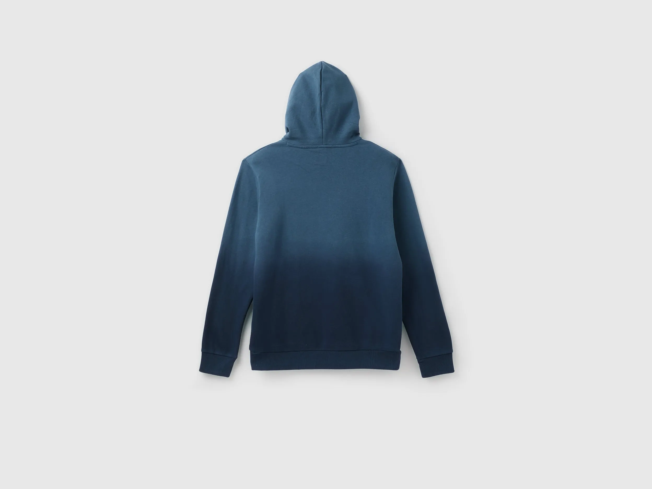 Regular Fit Hooded Neck Ombre Hoodie