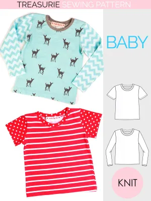 T-Shirt - BABY Semi Fitted (T501-L)  (0-24 Months)