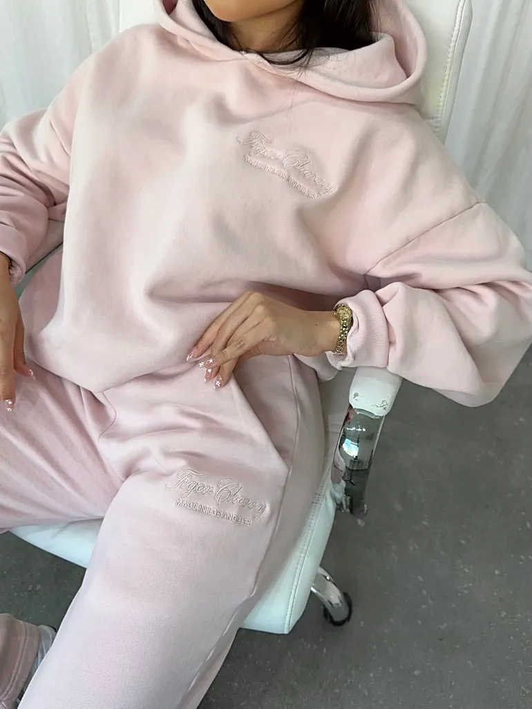 tc fleece hoodie (BALLERINA PINK)